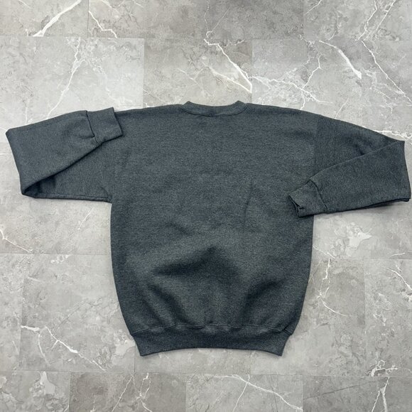 Vintage Golf Sweatshirt Mens Large Gray American Flag Golfer Made in USA 90s - Picture 2 of 7